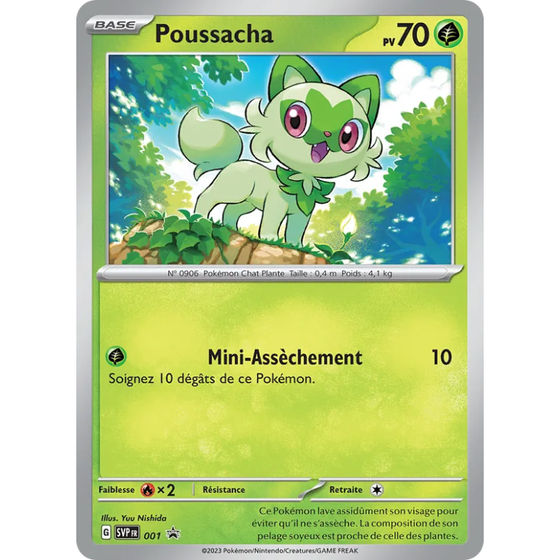 Poussacha — SVP Black Star Promos — 001 — Holo — NM