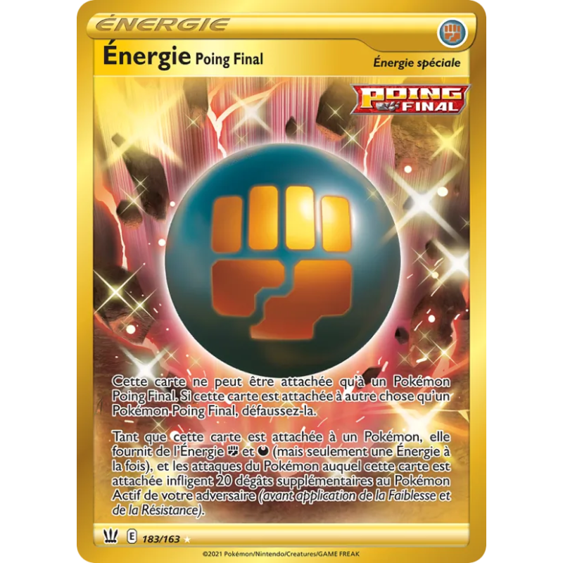 Énergie Poing Final — Styles de combat — 183 — Holo — NM