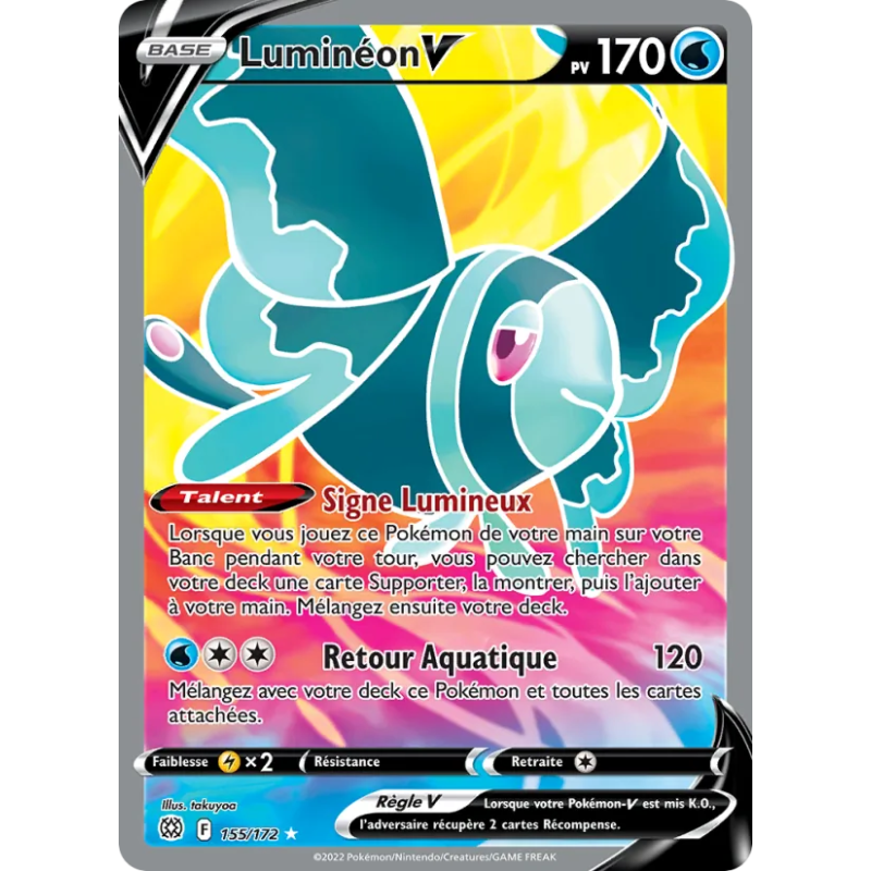 Luminéon V — Stars Étincelantes — 155 — Holo — NM