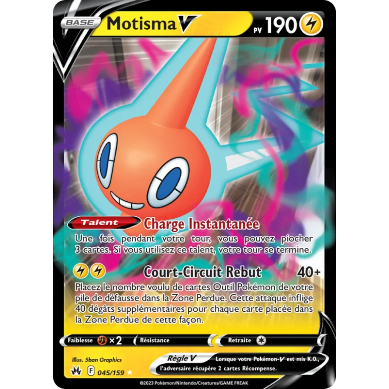 Motisma V — Zénith Suprême — 045 — Holo — NM
