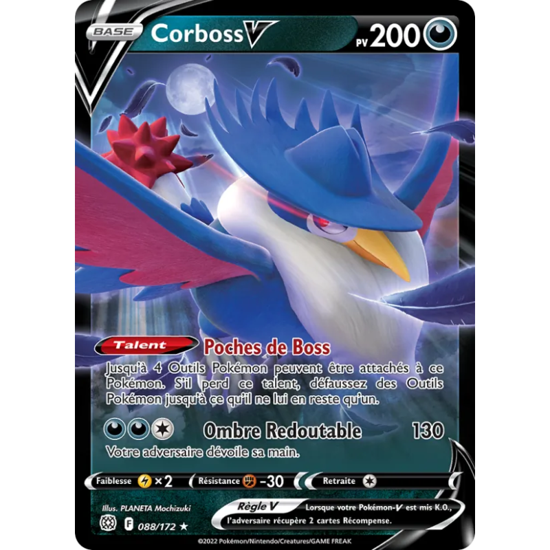 Corboss V — Stars Étincelantes — 088 — Holo — NM