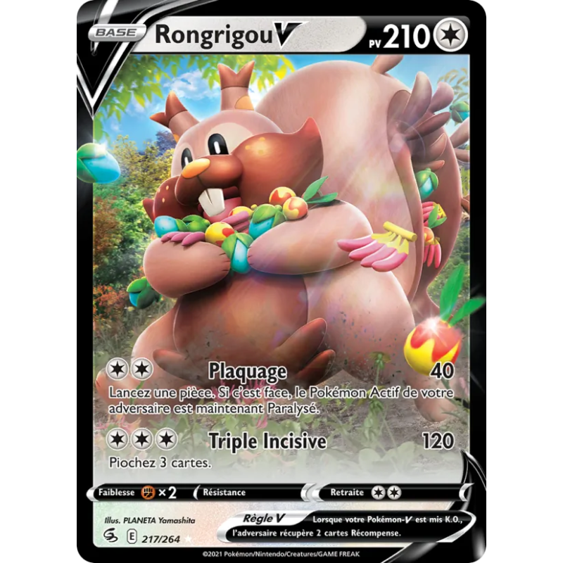 Rongrigou V — Poing de Fusion — 217 — Holo — NM