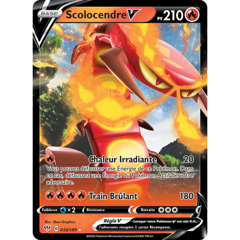 Scolocendre V — Ténèbres Embrasées — 33 — Holo — NM