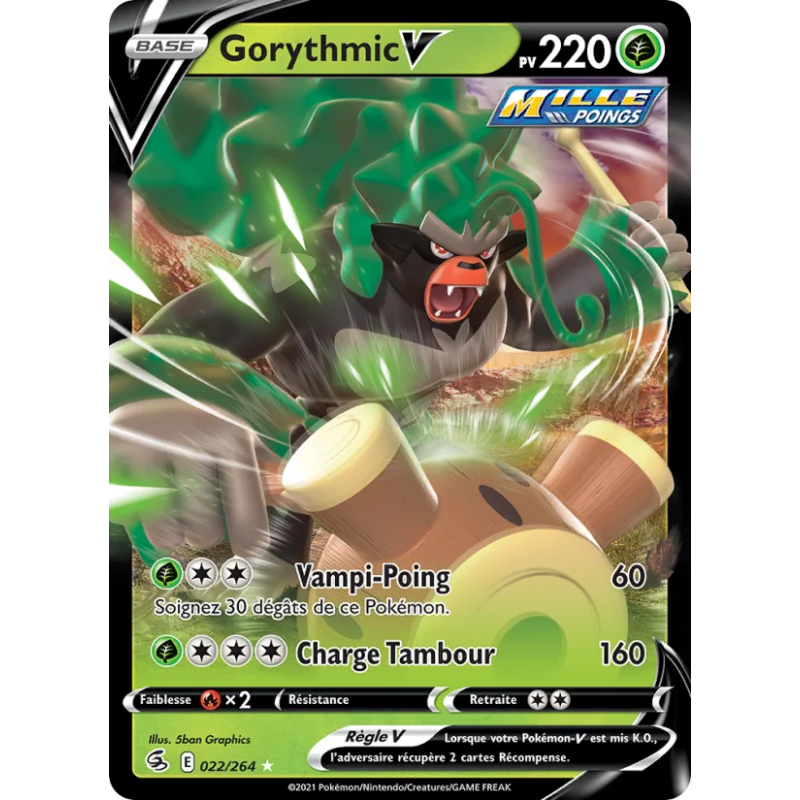 Gorythmic V — Poing de Fusion — 22 — Holo — NM