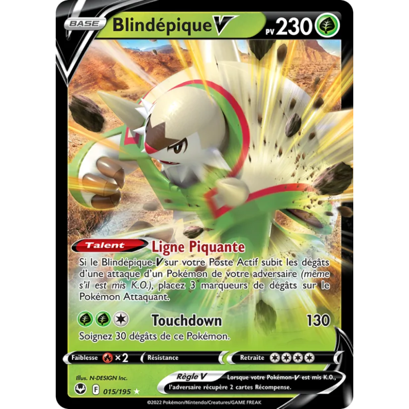 Blindépique V — Tempête Argentée — 015 — Holo — NM
