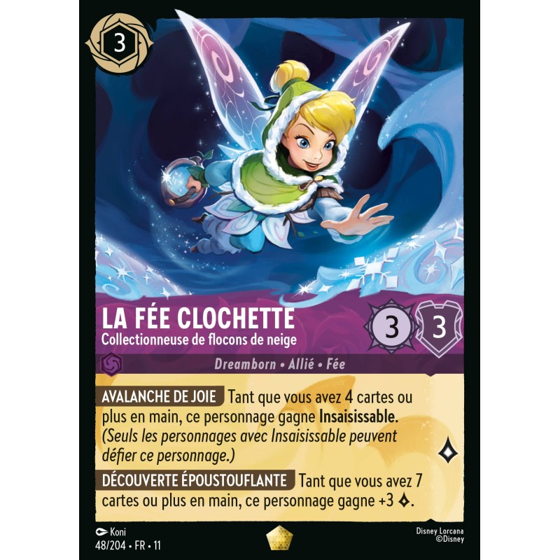 Tinker Bell — Snowflake Collector — Winterspell — 48 — Normale — NM