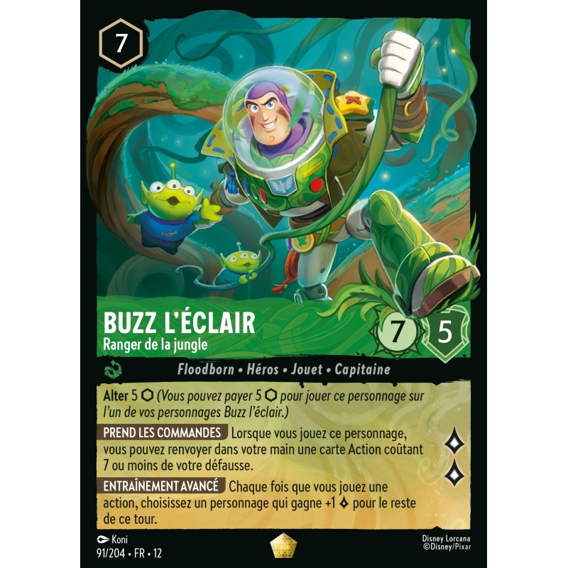 Buzz Lightyear — Jungle Ranger — Wilds Unknown — 91 — Normale — NM