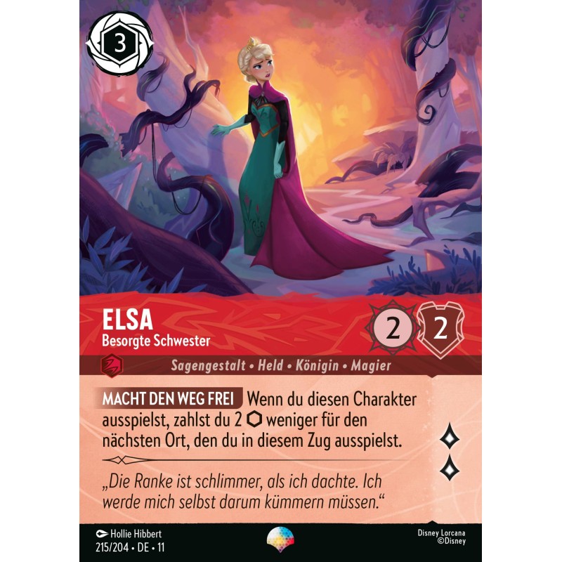 Elsa — Concerned Sister — Winterspell — 215 — Normale — NM