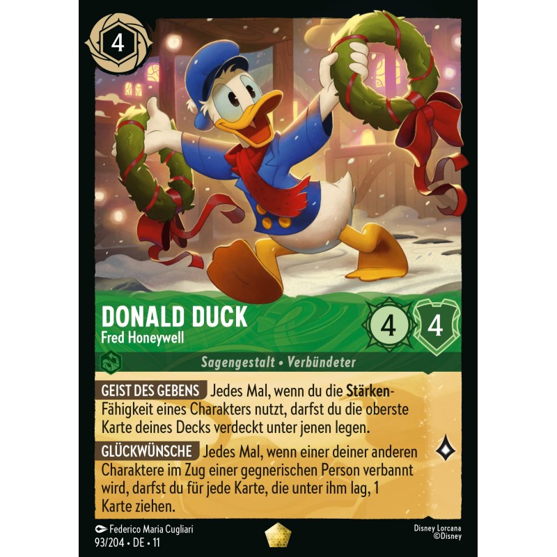 Donald Duck — Fred Honeywell — Winterspell — 93 — Normale — NM
