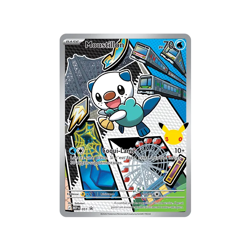 Moustillon — MEP Black Star Promos — 051 — Holo — NM