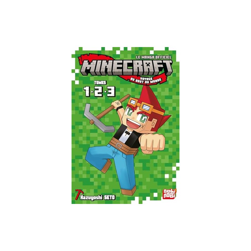 Minecraft, le manga officiel - Voyage au bout du monde - Coffret Tomes 1 à 3