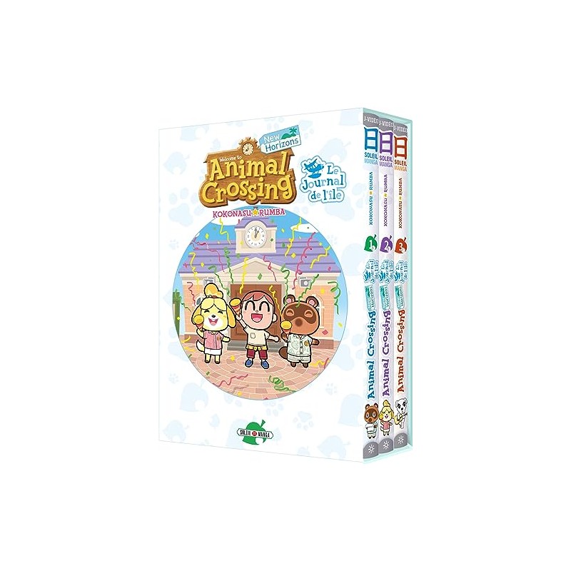 Animal Crossing : New Horizons - Le Journal de l'île - Coffret Tomes 1 à 3