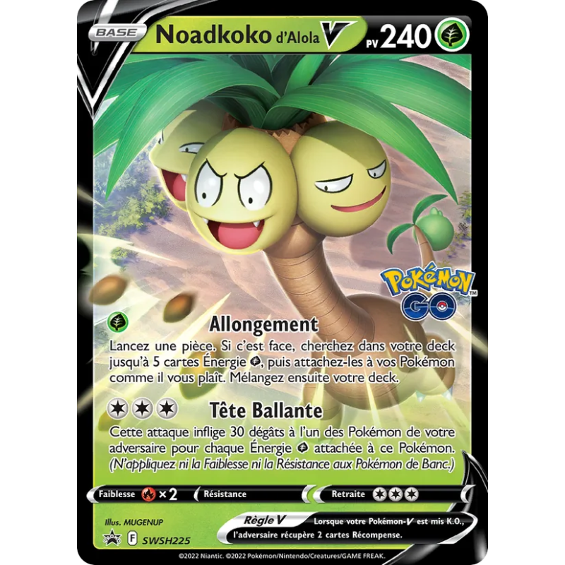 Noadkoko d'Alola V — Promo SWSH — SWSH225 — Normale — NM
