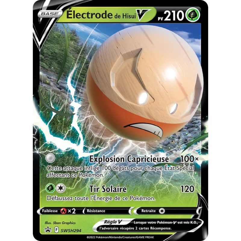 Électrode de Hisui V — Promo SWSH — SWSH294 — Normale — NM