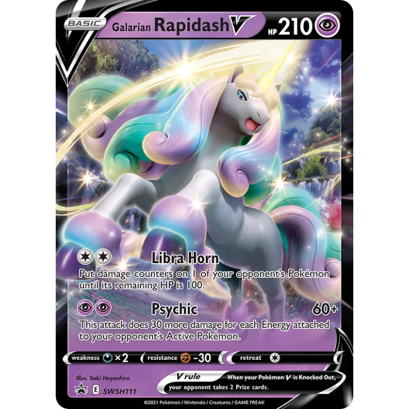 Galopa de Galar V — Promo SWSH — SWSH111 — Holo — NM