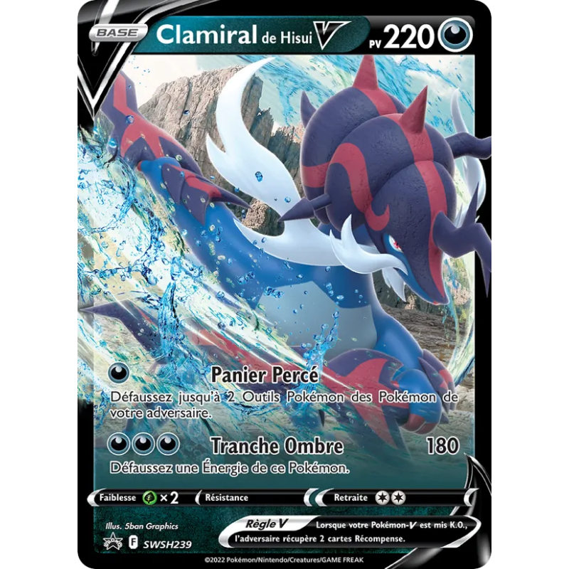 Clamiral de Hisui V — Promo SWSH — SWSH239 — Normale — NM