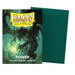Dragon Shield - 100 protège-cartes standard Dual Mat - Power