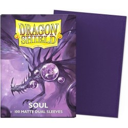 Dragon Shield - 100 protège-cartes standard Dual Mat - Soul