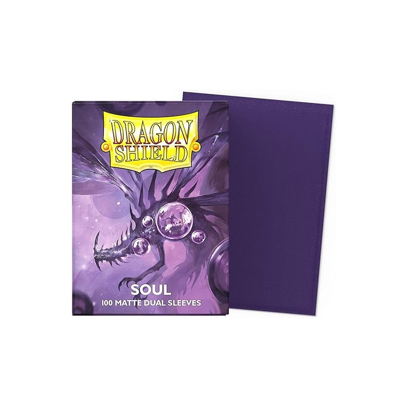 Dragon Shield - 100 protège-cartes standard Dual Mat - Soul