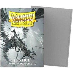 Dragon Shield - 100 protège-cartes standard Dual Mat - Justice