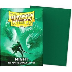 Dragon Shield - 100 protège-cartes standard Dual Mat - Might -