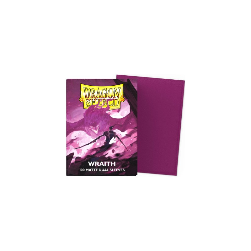 Dragon Shield - 100 protège-cartes standard Dual Mat - Wraith