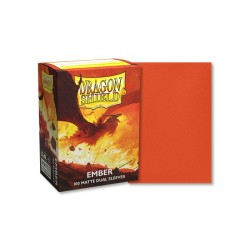 Dragon Shield - 100 protège-cartes standard Dual Mat - Ember