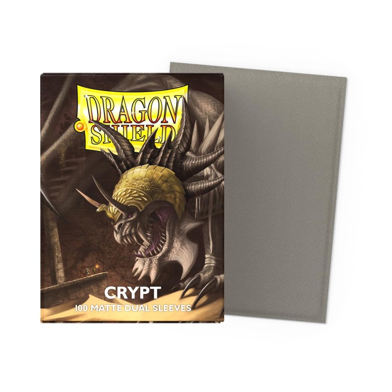 Dragon Shield - 100 protège-cartes standard Dual Mat - Crypt