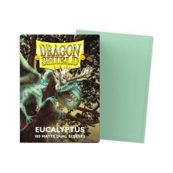 Dragon Shield - 100 protège-cartes standard Dual Mat - Eucalyptus