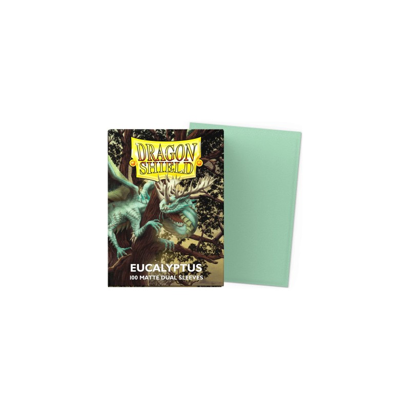 Dragon Shield - 100 protège-cartes standard Dual Mat - Eucalyptus