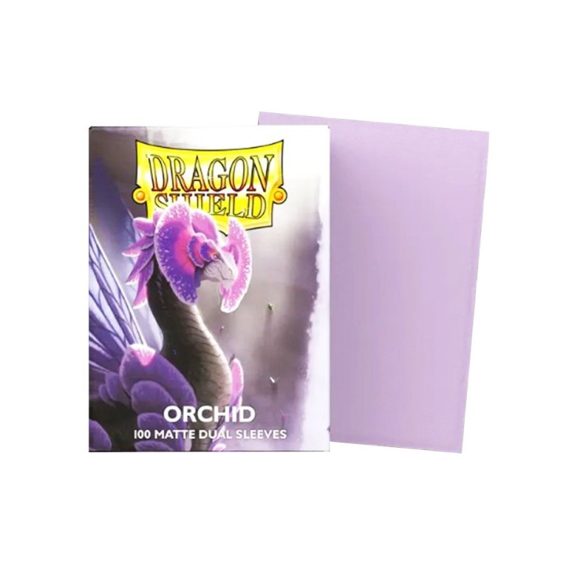 Dragon Shield - 100 protège-cartes standard Dual Mat - Orchid -