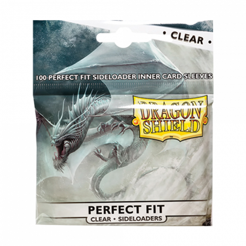 Dragon Shield - 100 protège-cartes Perfect Fit - Standard Sideloading transparent