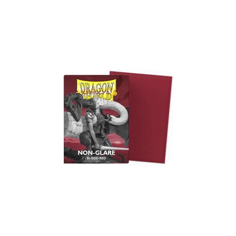 Dragon Shield - 100 protège-cartes standard Mat Non-glare - Blood Red