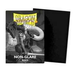 Dragon Shield - 100 protège-cartes standard Mat Non-glare - Noir V2