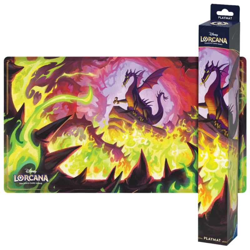 Disney Lorcana Playmat Feu du Dragon S11