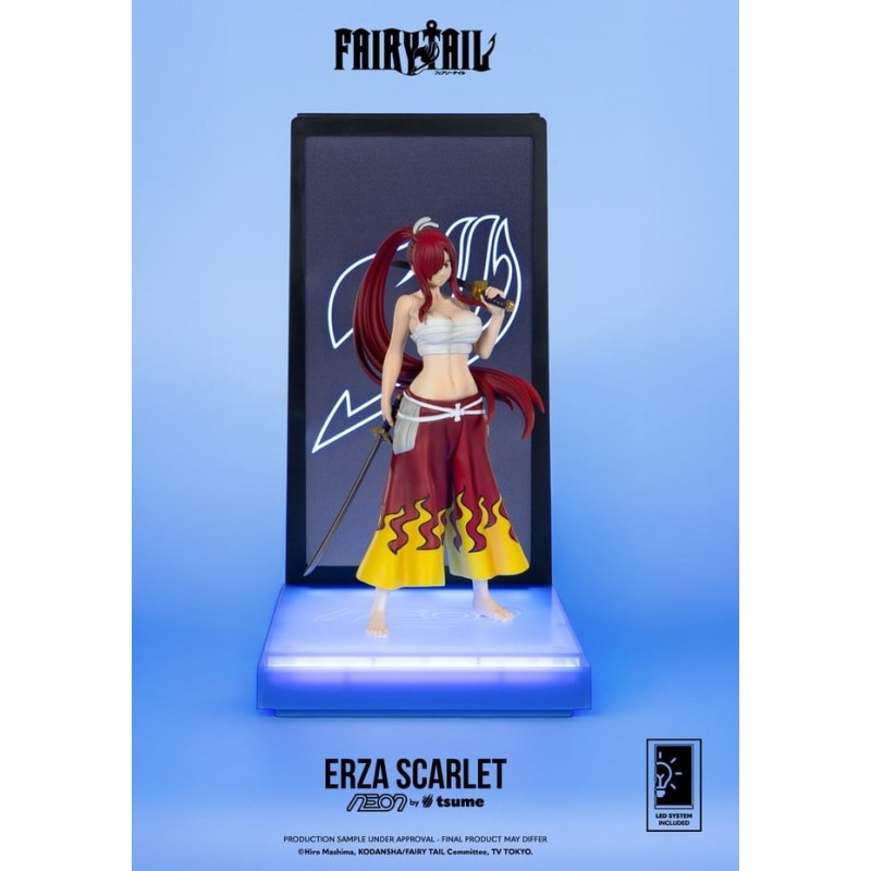 Fairy Tail Neon figurine 1/9 Erza Scarlet 25 cm