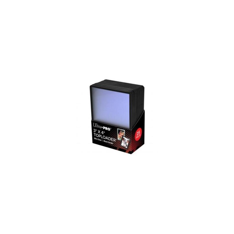 Ultra Pro - Black Border - Toploader x25