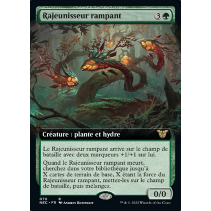 Rajeunisseur rampant — Neon Dynasty Commander — 70 — Normale — NM