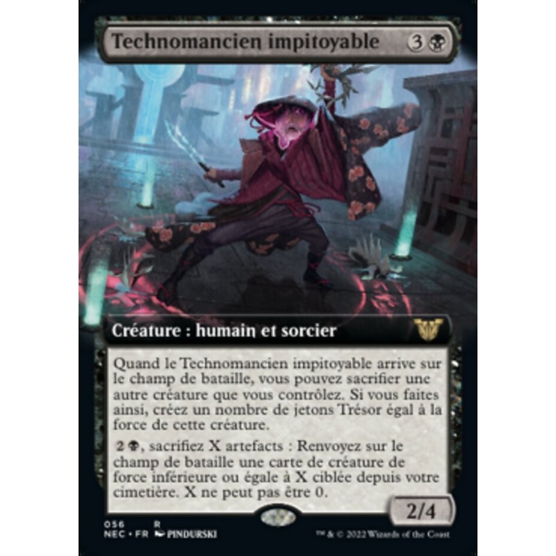 Technomancien impitoyable — Neon Dynasty Commander — 56 — Normale — NM