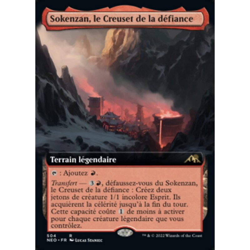Sokenzan, le Creuset de la défiance — Kamigawa: Neon Dynasty — 504 — Holo — NM