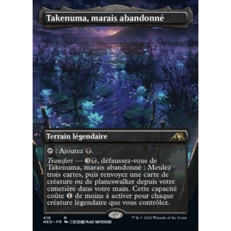 Takenuma, marais abandonné — Kamigawa: Neon Dynasty — 416 — Normale — NM