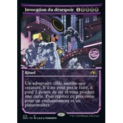 Invocation du désespoir — Kamigawa: Neon Dynasty — 379 — Holo — NM