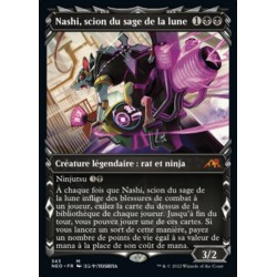 Nashi, scion du sage de la lune — Kamigawa: Neon Dynasty — 343 — Normale — NM