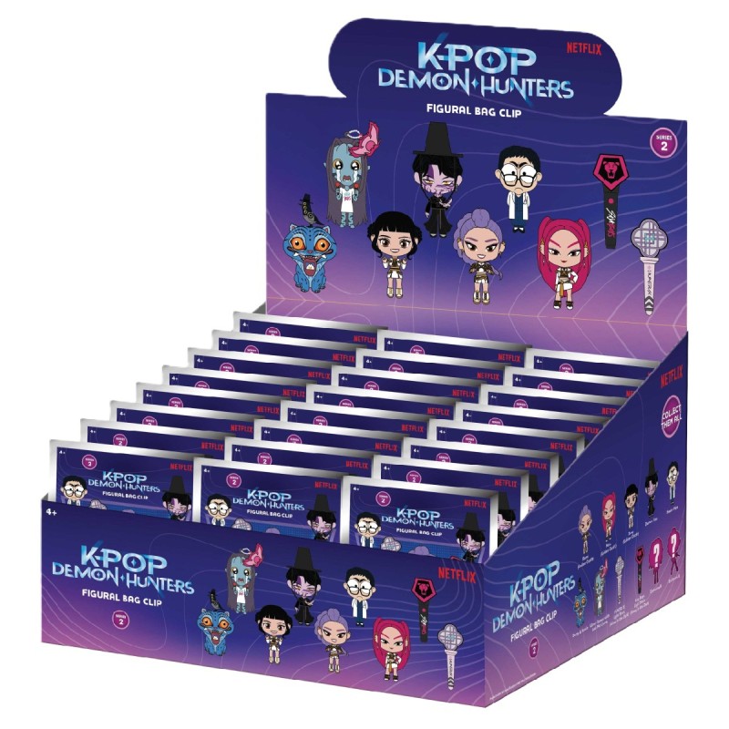 Porte-clefs - Boîte Mystère - KPop Demon Hunters - Foam Bag Clip Series 2