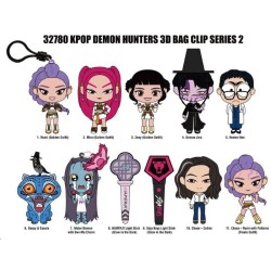 Porte-clefs - Boîte Mystère - KPop Demon Hunters - Foam Bag Clip Series 2