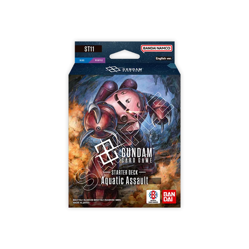 JCC- Starter Deck- ST11- Aquatic Assault- Gundam Card Game (EN)