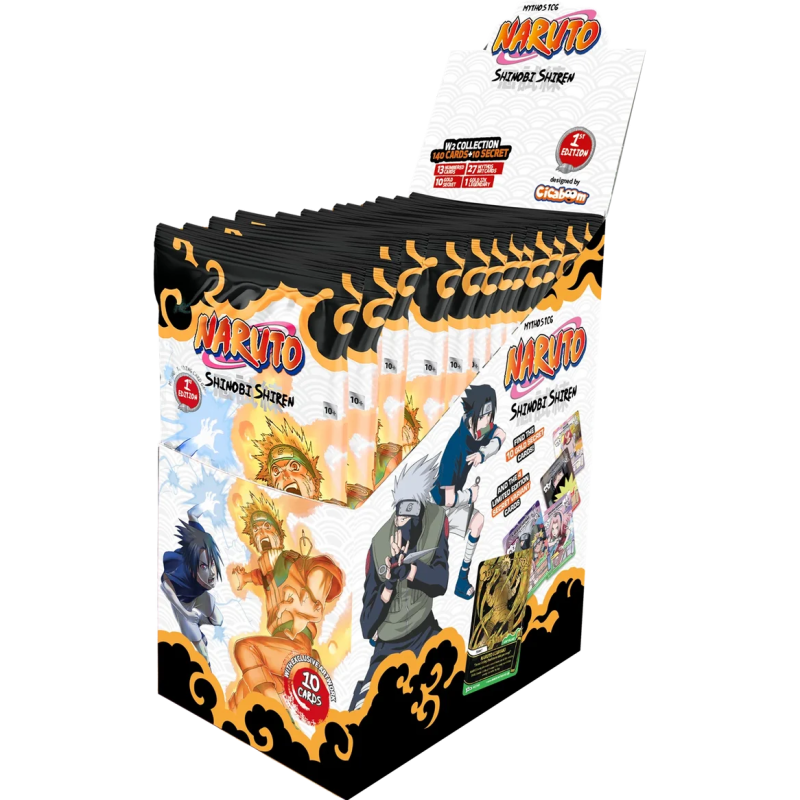 Naruto Mythos : Second Set Shinobi Shiren - Display (français)