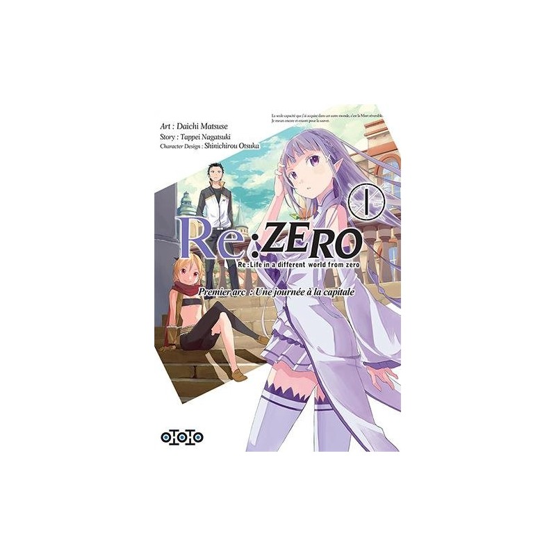 Re:Zero - 1er arc : Une journée à la capitale - Intégrale (1 à 2)