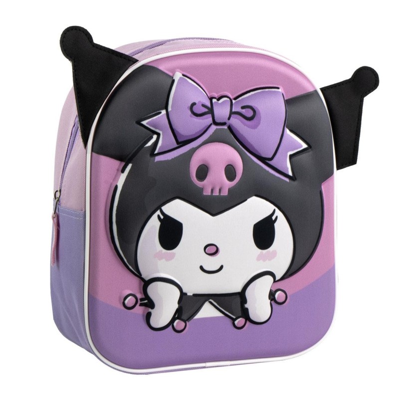 Sac à Dos - Sanrio - Kuromi - 3D - Bleu