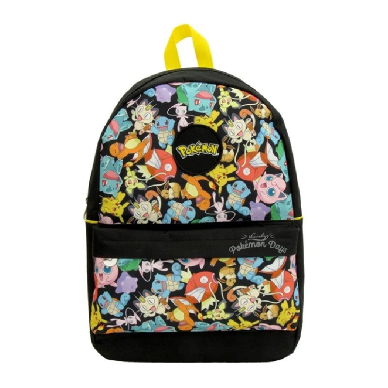 Sac à Dos - Pokemon - Pikachu - Lovely Pokemon Days - Noir